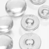 Silver metal button clothing accessories DIY handcrafted decorative fasteners Application Scenario